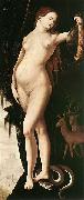 Hans Baldung Grien Prudence oil painting
